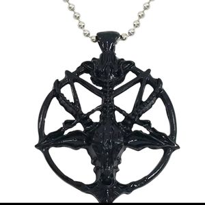 2/$15 - Baphomet Pentacle Pendant
